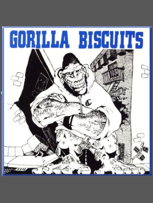 GORILLA BISCUITS, Magneet, Knop, Koelkastmagneet, S/T voor wholesale door Ba Ba Buttons