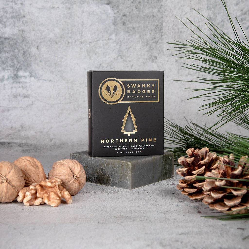 Swanky Badger - Vente Pain de savon – homme - Pin nordique : savon naturel3