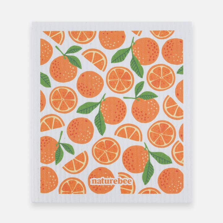 NATURE BEE - Wholesale Dishcloth - Swedish Sponge Dishcloth Oranges0