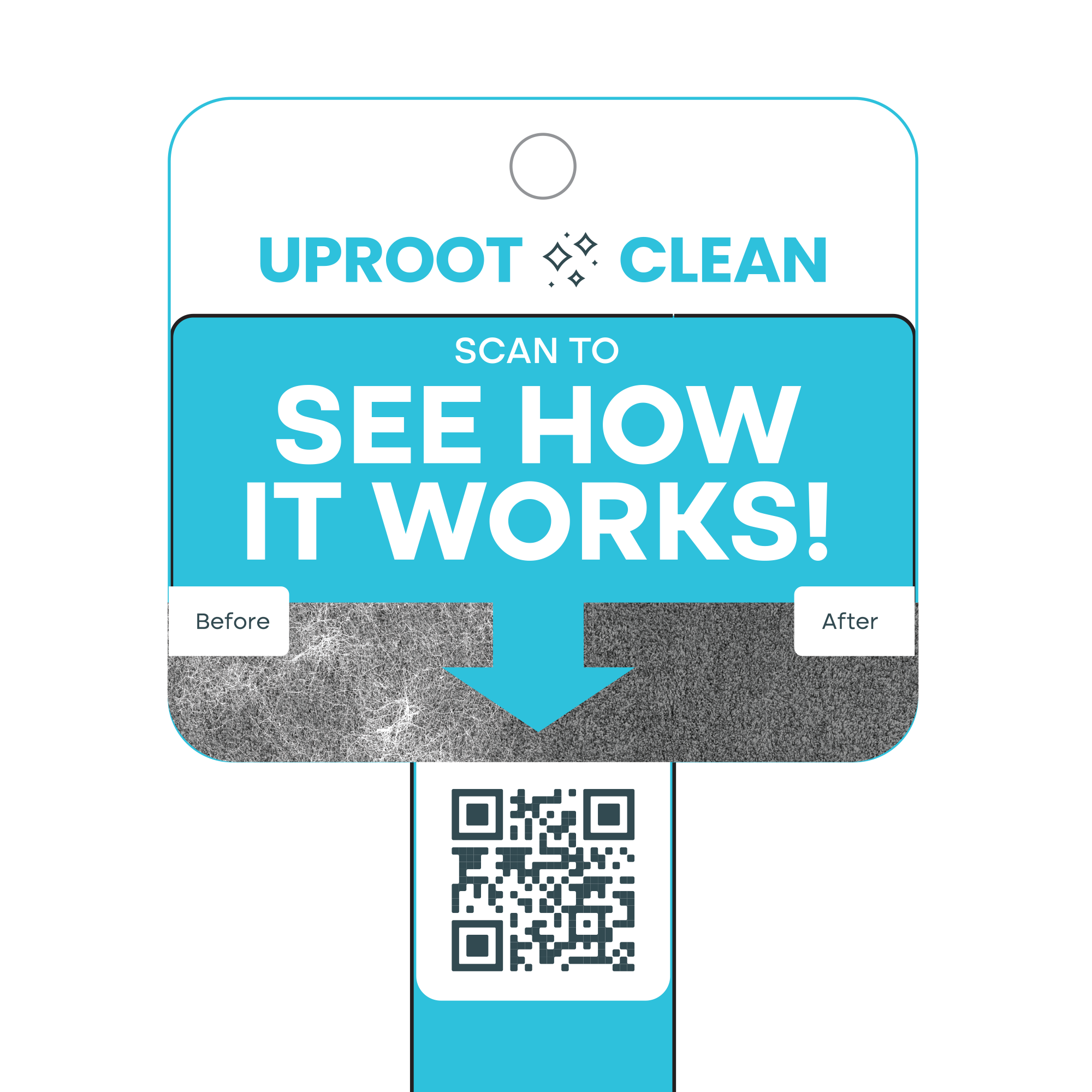 Uproot Clean - Wholesale Pet Grooming Tool - Dog - Uproot Cleaner Pro - Pre-Loaded Clipstrip - 6 Sellable Units1