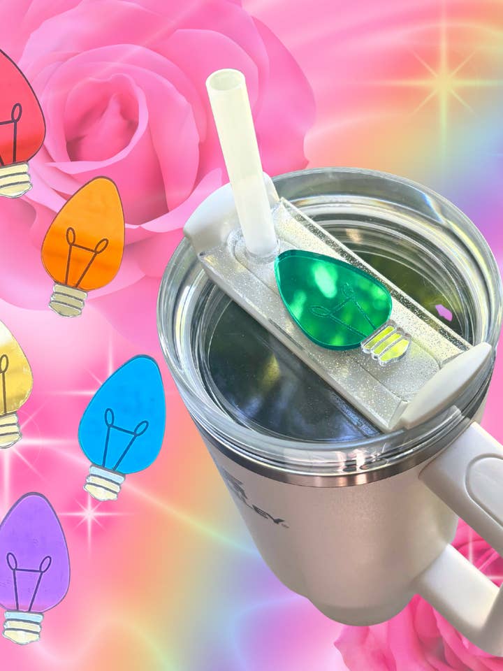 Tappo per Bicchiere Tumbler di Natale Personalizzato con Luci: Accessorio Jolly H2.0 per la vendita all'ingrosso da parte di Cosmic lovely