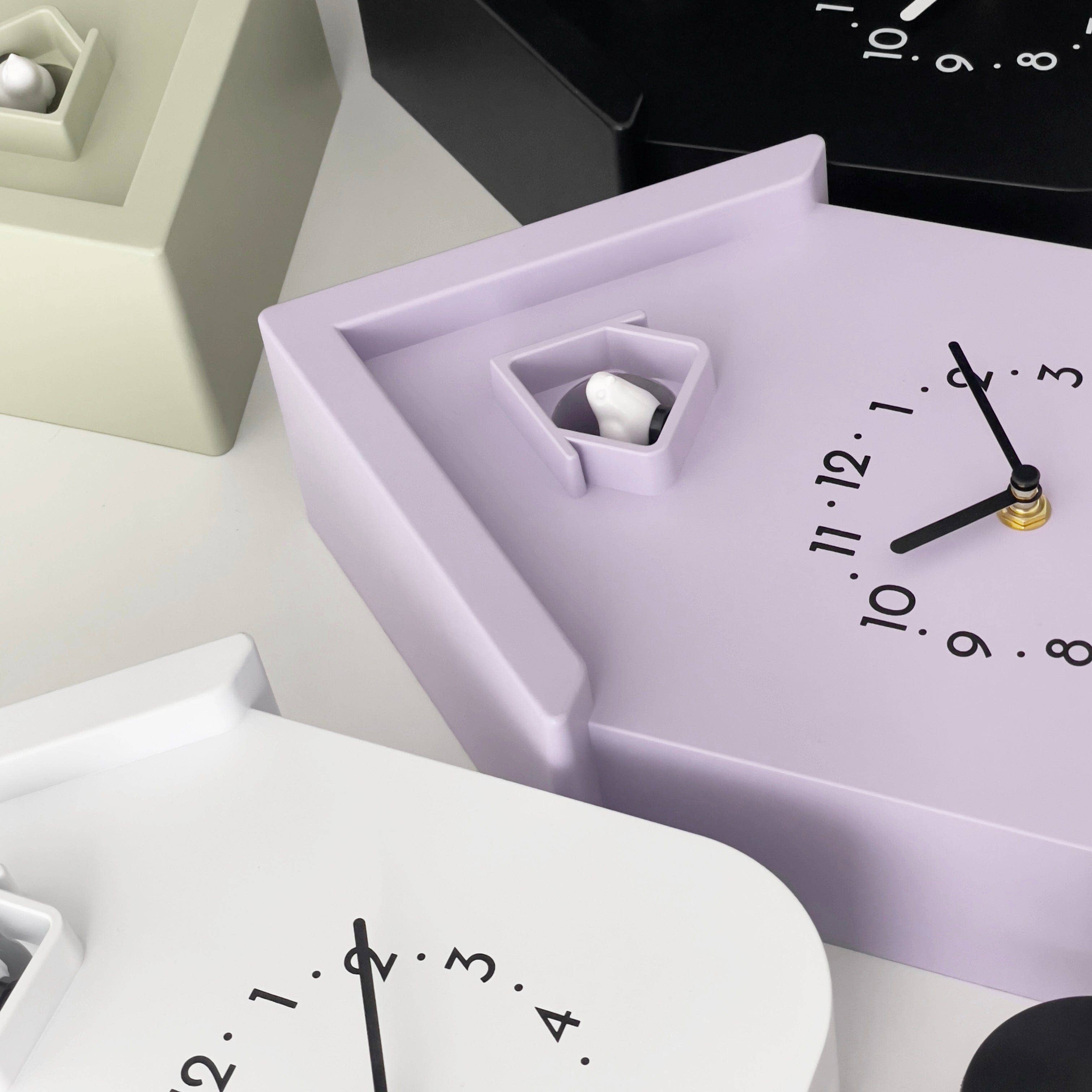 NeXtime - Wholesale Wall Clock - Wall clock 21.5x41.5x8.5cm - Pendulum - Cuckoo -NeXtime 'Twitter'5