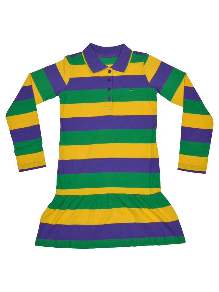 Mardi Gras Creations - Wholesale Dress - Kids - Rugby Youth Dress10