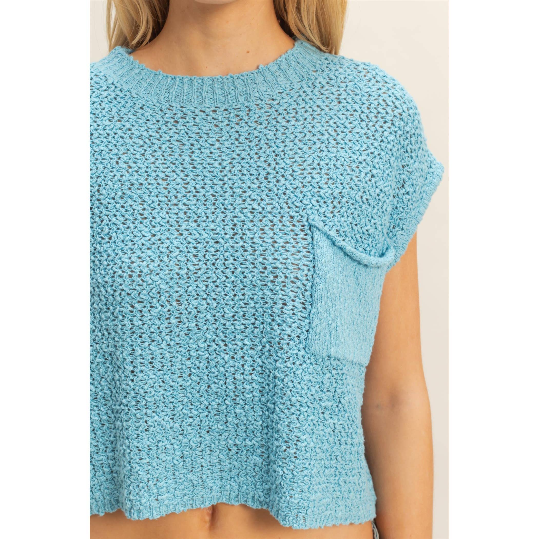 HYFVE - Wholesale Knit Sweater - Women's - Pocket Detail Sweater Top12