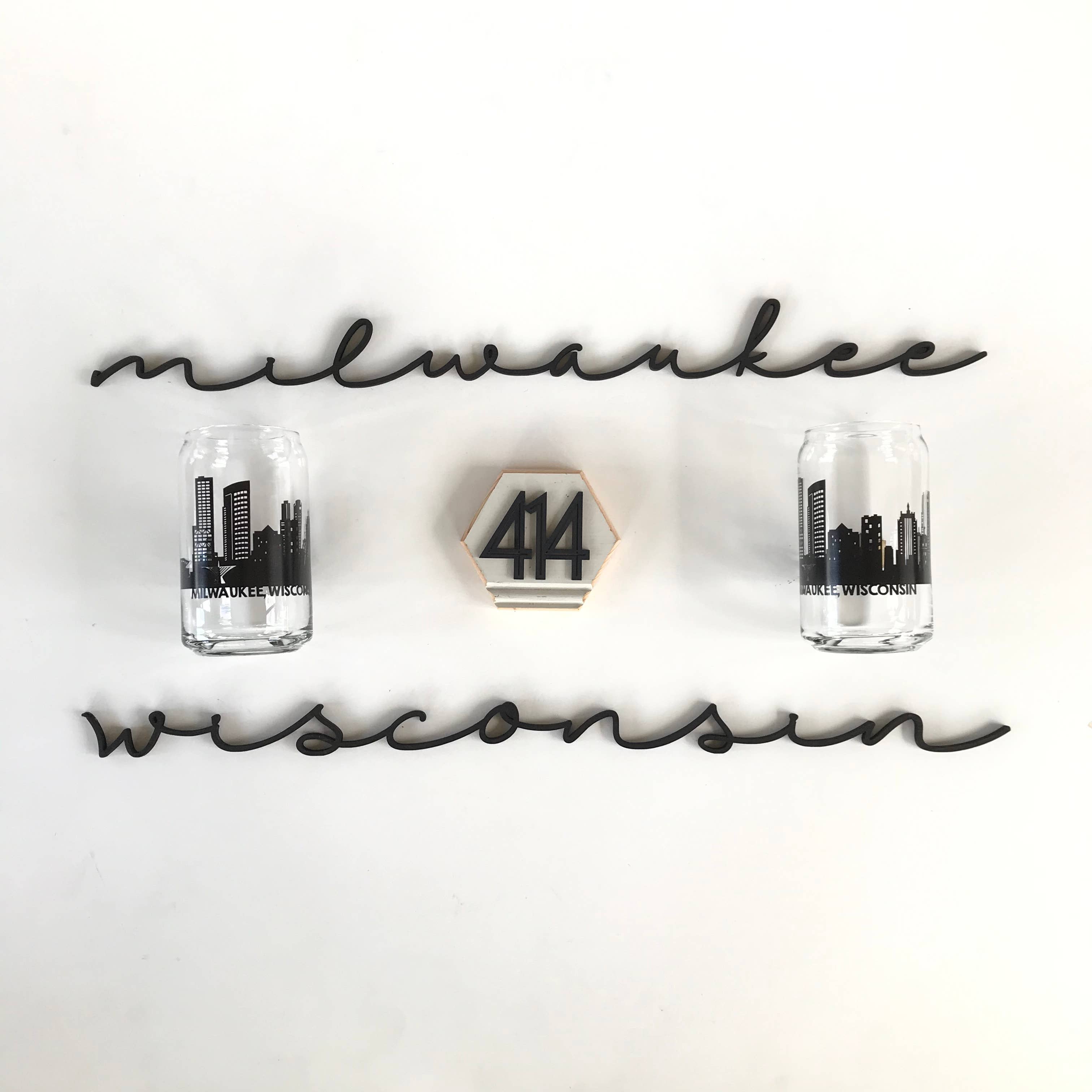 Makery Maven Co. - Wholesale Wall Accent - State Collection | Lasercut Script Locale Wall Art8