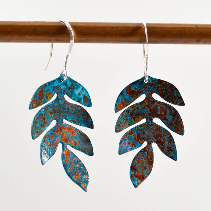 Fern Drop Earrings for wholesale by Stephanie Hopkins