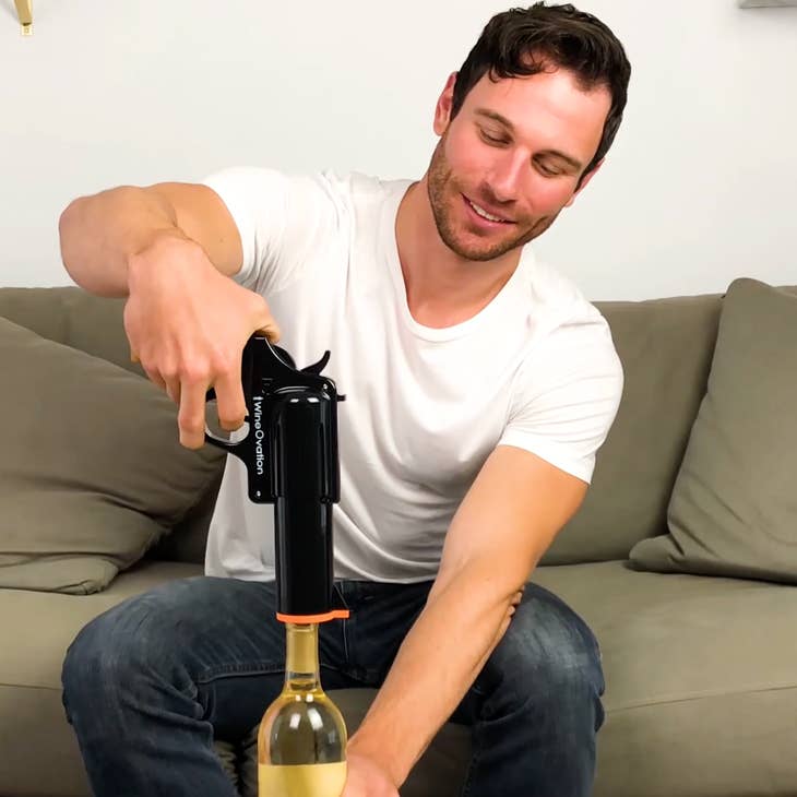 The Original Winerack Booze Bra Flask - holds a bottle of wine