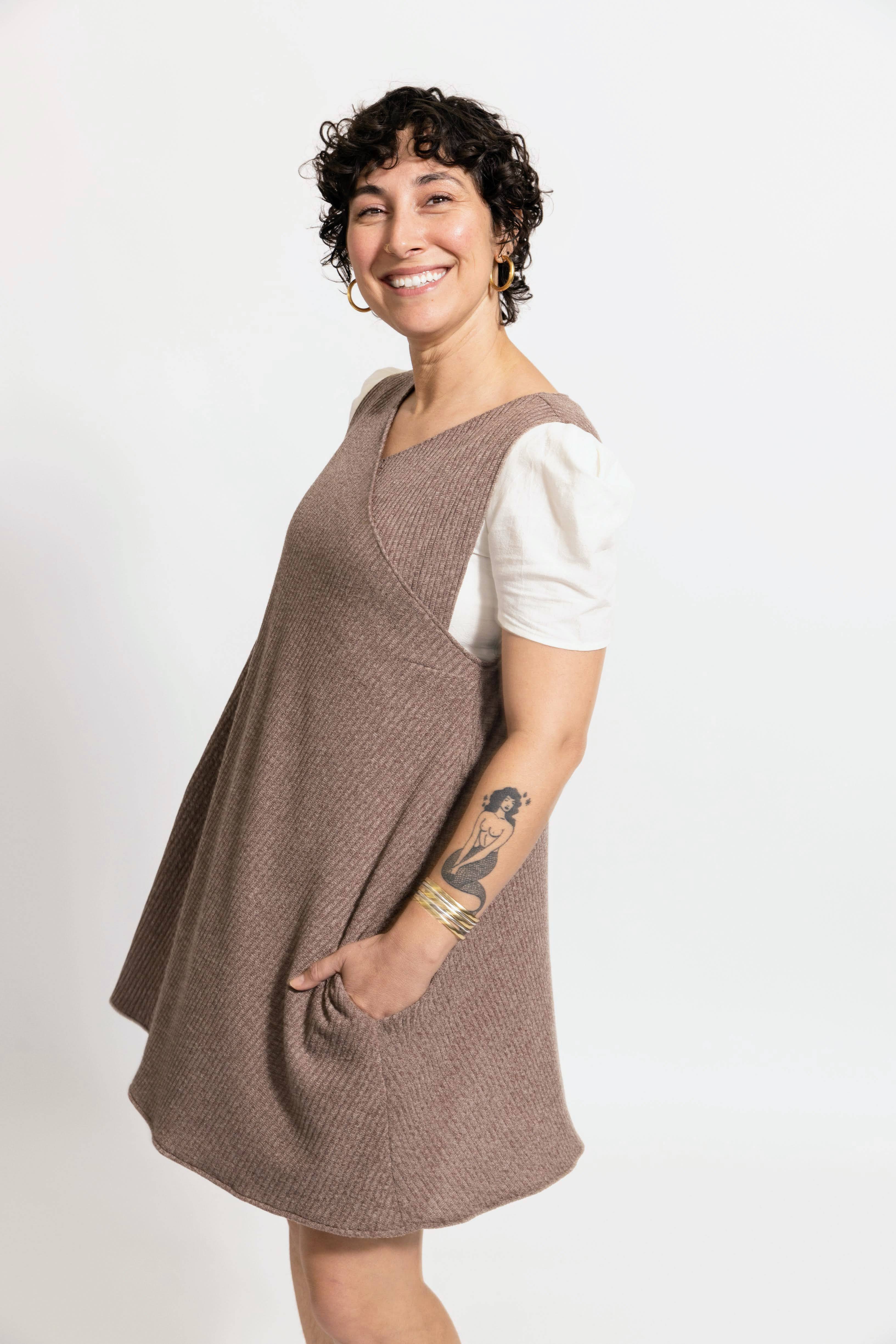 CQuinn - Wholesale Dress - Women's - Belfast Dress - Mocha4