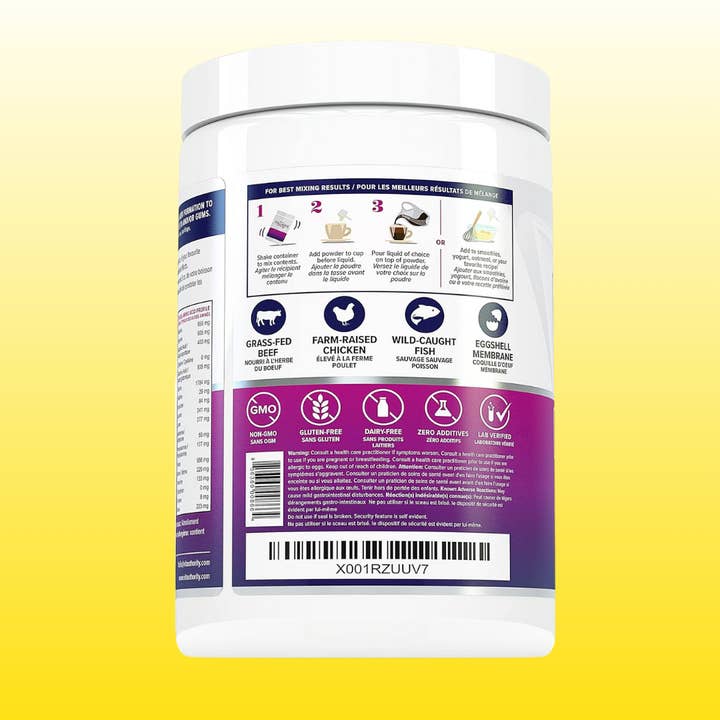 Vitauthority - Wholesale Voedingssupplement/vitamine - Multi-collageen eiwitpoeder: Ongezoet, Huid-Bot Gezondheid2