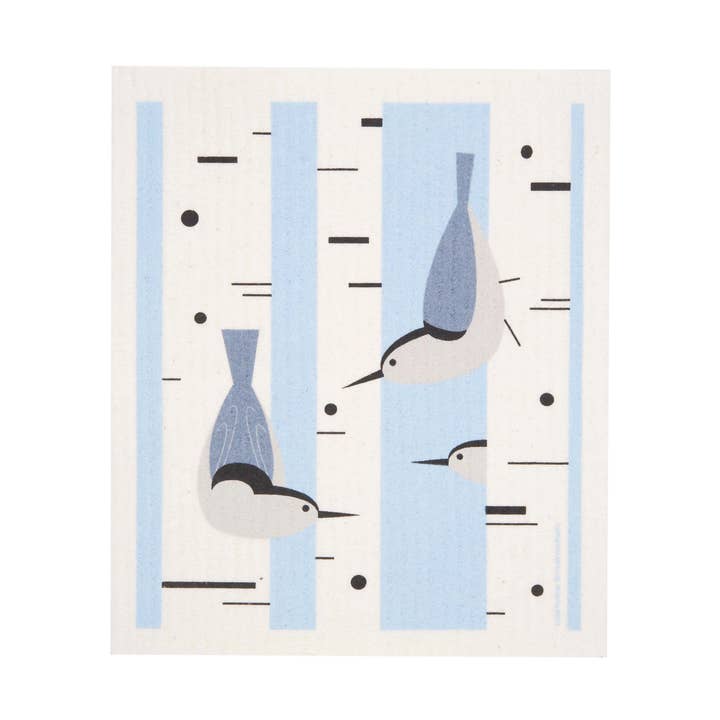 Swedish Dishcloth - Nuthatch for wholesale by Cose Nuove