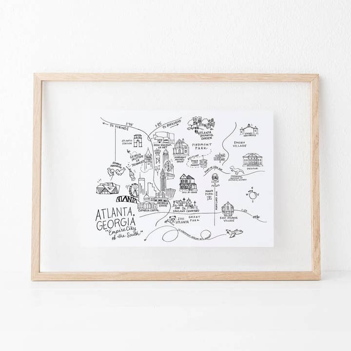 Georgia Pen og blæk Vis kort for engroshandel hos Natty Michelle Paperie