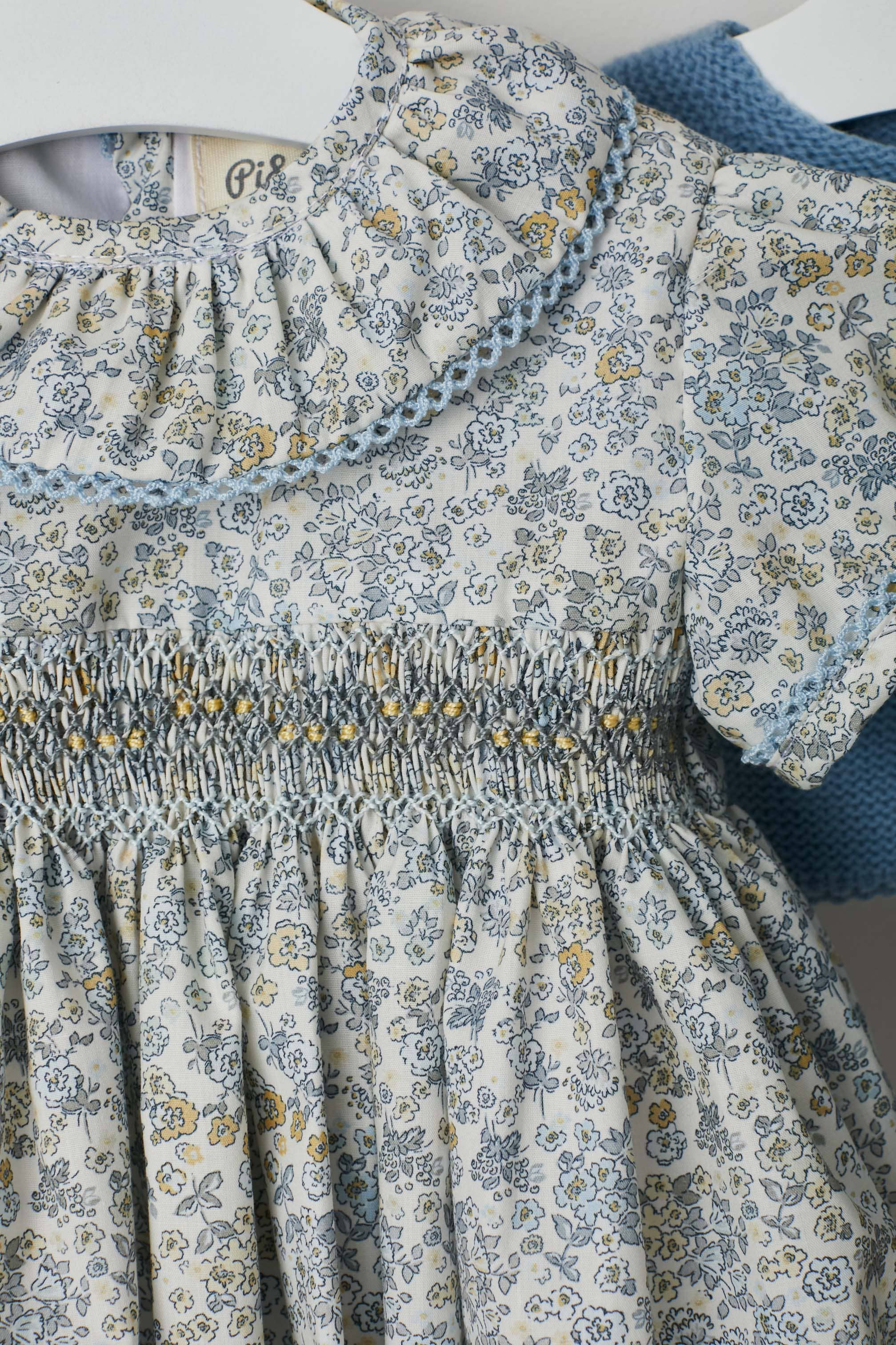 Pi&Pa - Wholesale Bodysuit (Non-Footed) - Baby - UNISEX BABY FROG PUNTO SMOCK “ATLANTICO”1