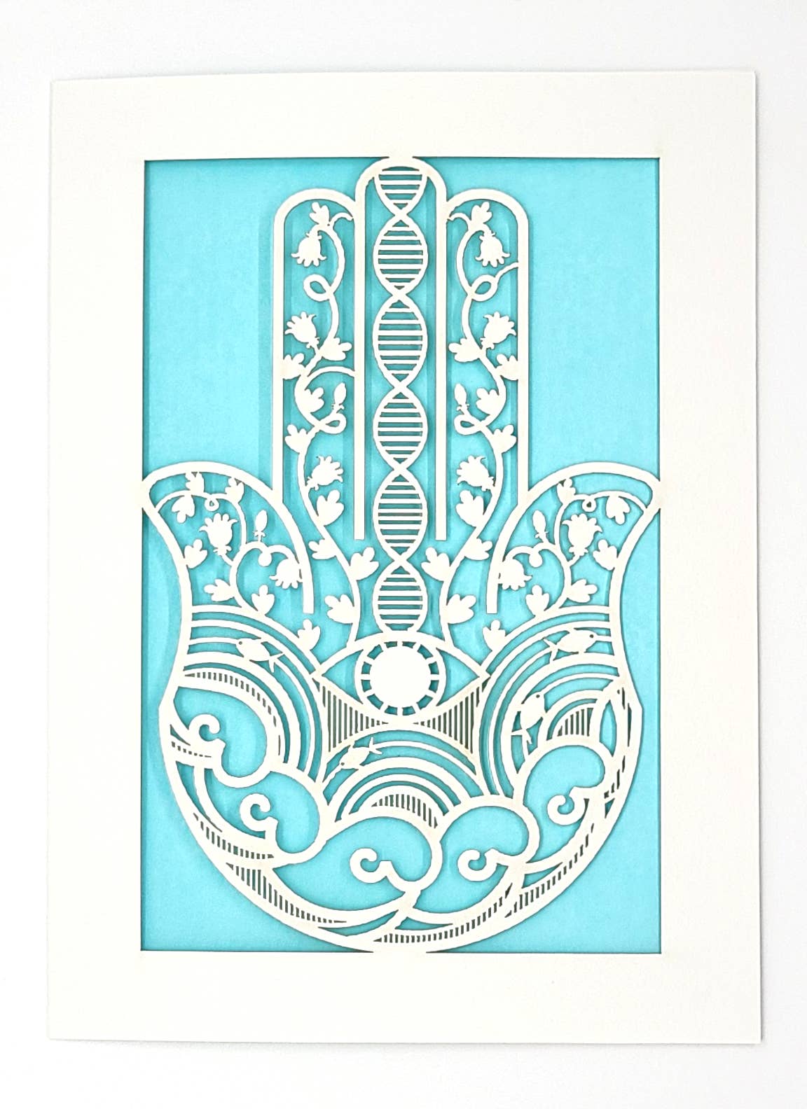 two hermanas - Wholesale Everyday Greeting Card - Hamsa Hand - hand of Fatima5
