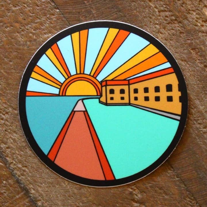 Adesivo Parco nazionale Dry Tortugas/Florida per la vendita all'ingrosso da parte di Willows ‘n’ Wildflowers