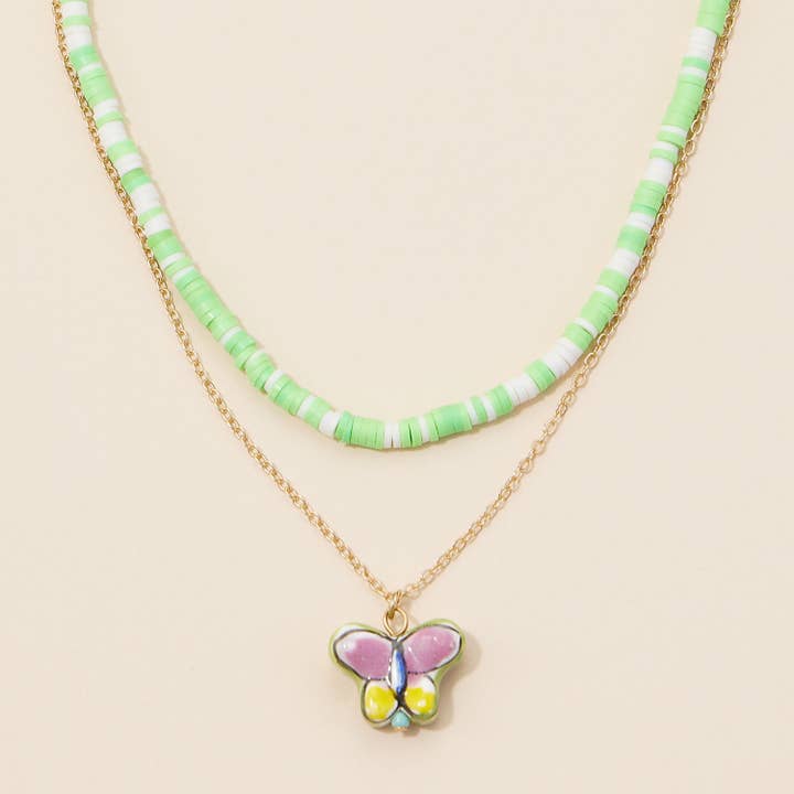 Lilla Haven - Vente Colliers à pendentif - Collier superposé de perles en caoutchouc2