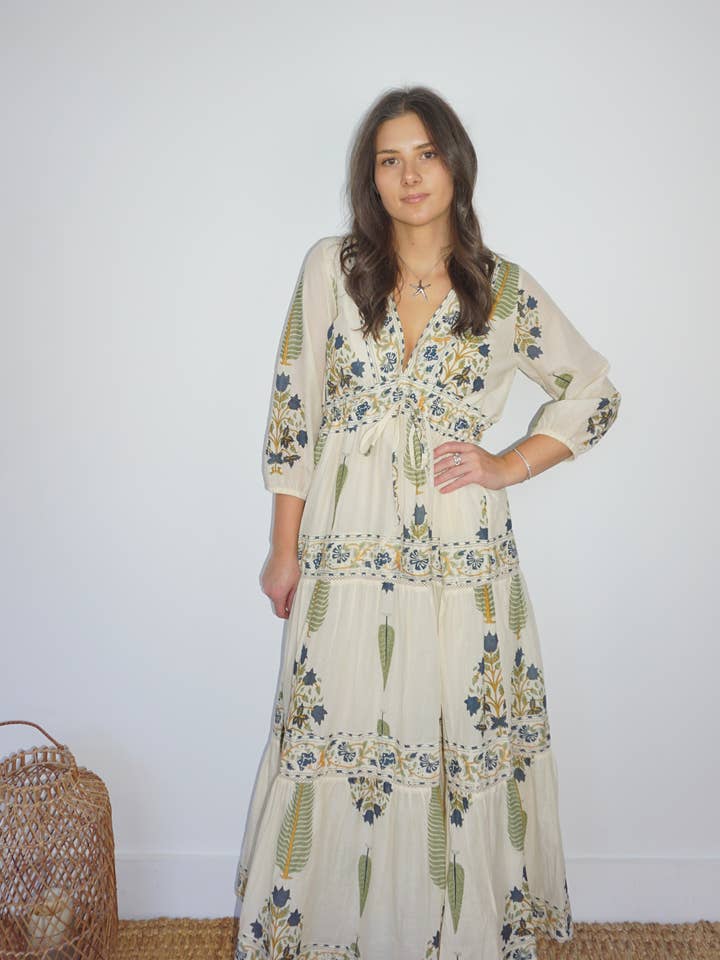 Orley-jurk in marineblauw Victoriaans voor wholesale door NIBI MTK