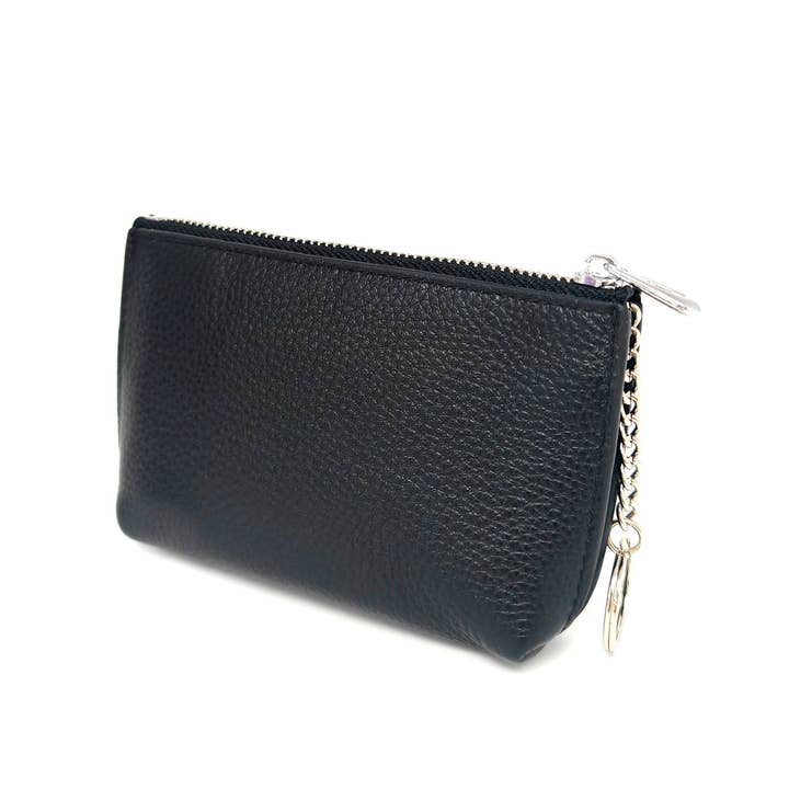 Superbia – wholesale Coin purse – Women’s – Genuine Leather Soft Card Holder Note Purse with Ring Chain