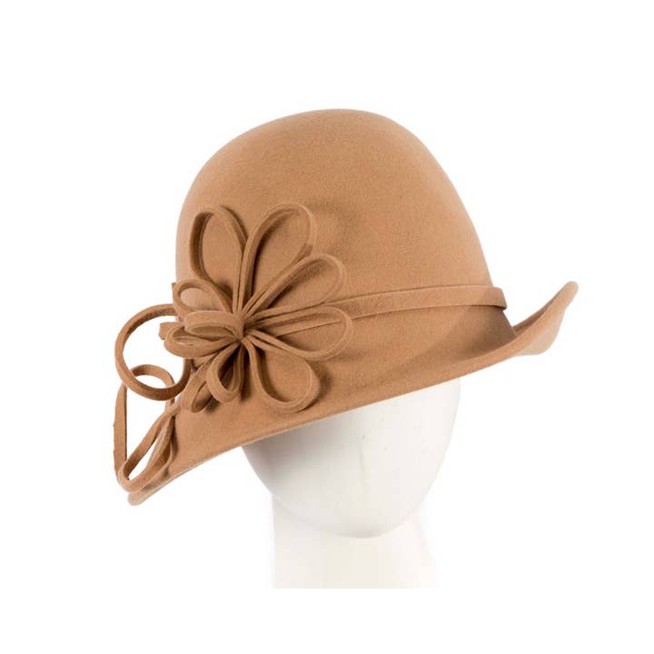 Max Alexander by Cupids Millinery Melbourne - Venta al por mayor Sombrero cloche - Mujer - Sombrero tipo cloche de fieltro de moda invernal de Max Alexander