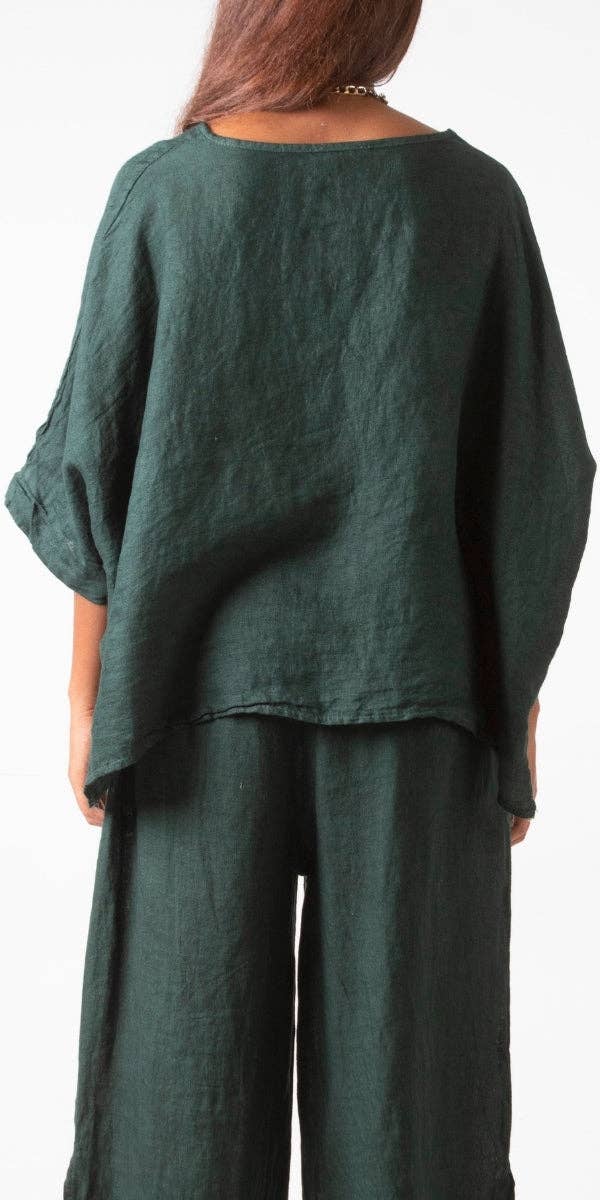 Gigi Moda - Wholesale Blouse - Women's - Linen Kaftan Blouse3