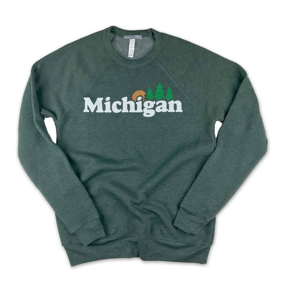 Unparalleled Apparel - Wholesale Graphic Sweatshirt - Unisex - Michigan Classic Crewneck0