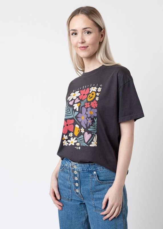 T-shirt “Biergarteln” - dark grey for wholesale on Faire0