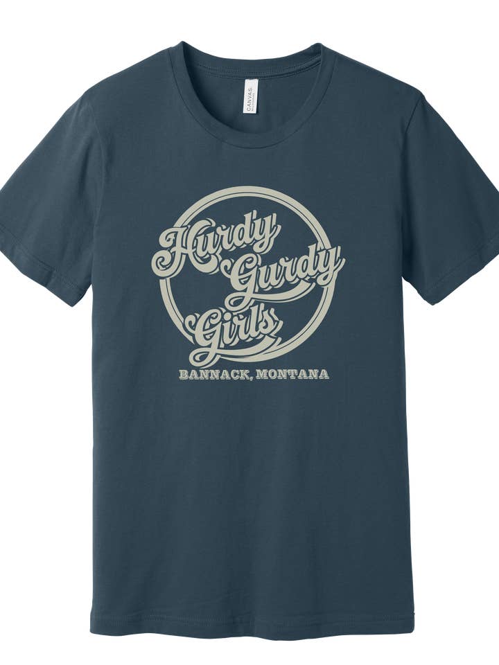 Badger Track Customs - Wholesale Screen Printed T-Shirt - Unisex - Hurdy Gurdy Girls Tee — Bannack’s Dancehall Legacy2