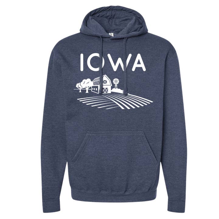dkhandmade - Wholesale Graphic Sweatshirt - Unisex - IOWA FARMLAND Sweatshirts and Hoodies1