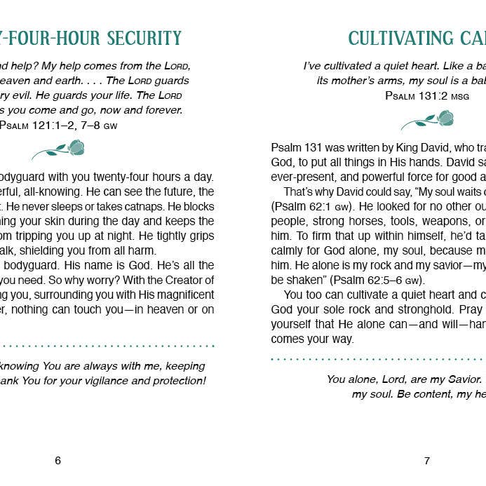 Barbour Publishing, Inc. - Wholesale Religion - Worry Less, Pray More Large Print3