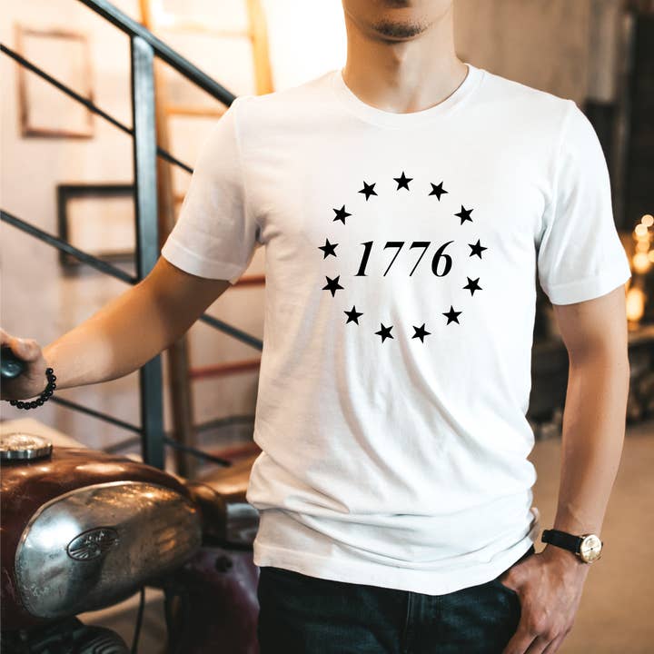 "1776" Tee for wholesale by Patriotic Threads