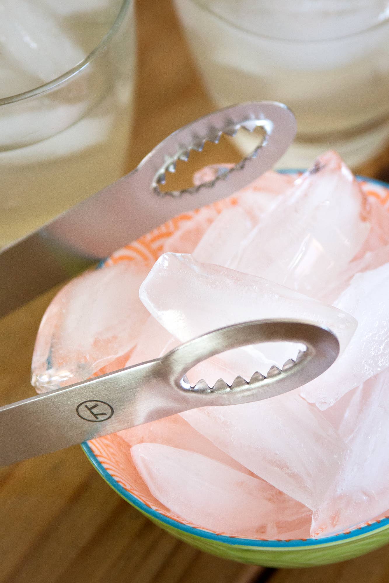 Fox Run Brands - Venta al por mayor Pinzas de cocina - Pinzas para hielo Outset de acero inoxidable, 8 pulgadas5