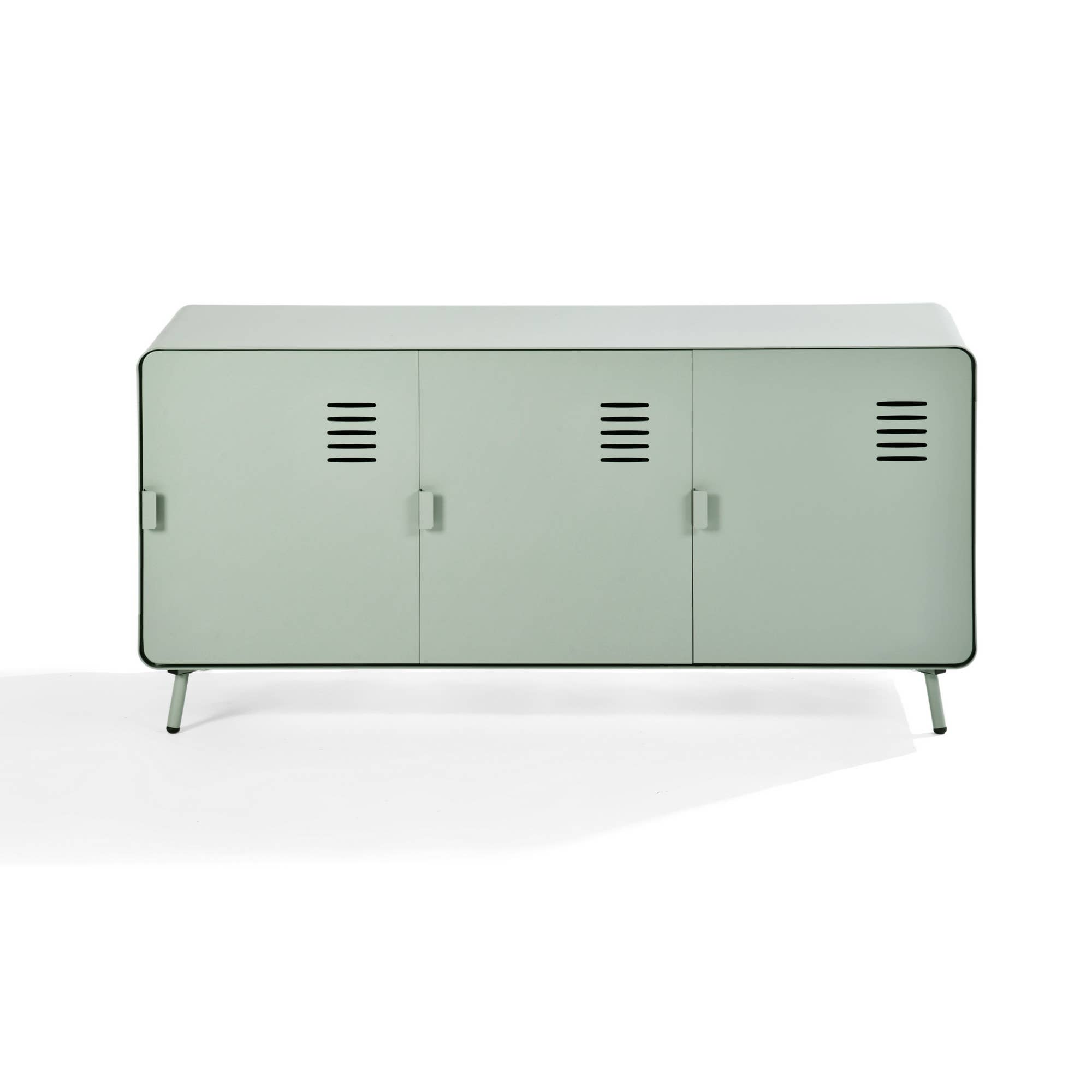 39F Inc. - Wholesale Console Table - Industrial TV Stand - Grey Green/Green/White12
