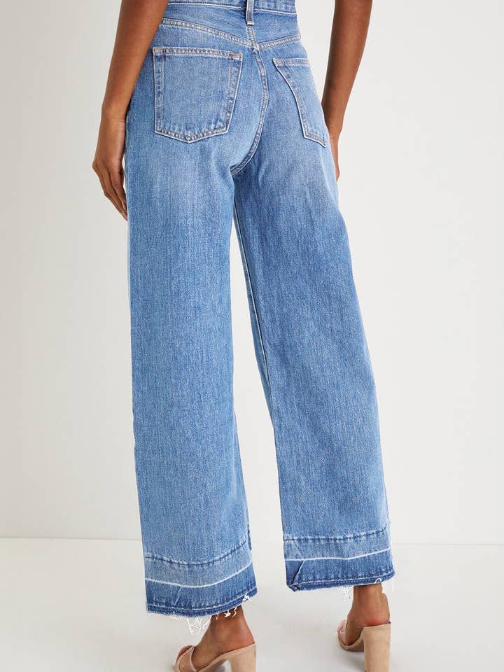 Lovesoft - Venta al por mayor Vaqueros - Mujer - Vaqueros de pierna recta suelta de cintura alta en bruto13