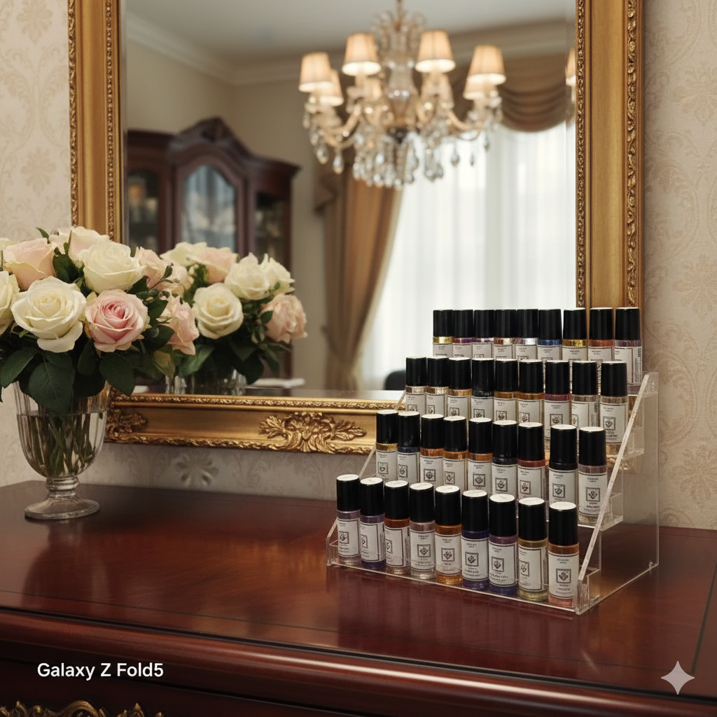 pristine fragrance – wholesale Roll-on fragrance – 1 oz. scented roll on body oil 64 pcs set with free display 2