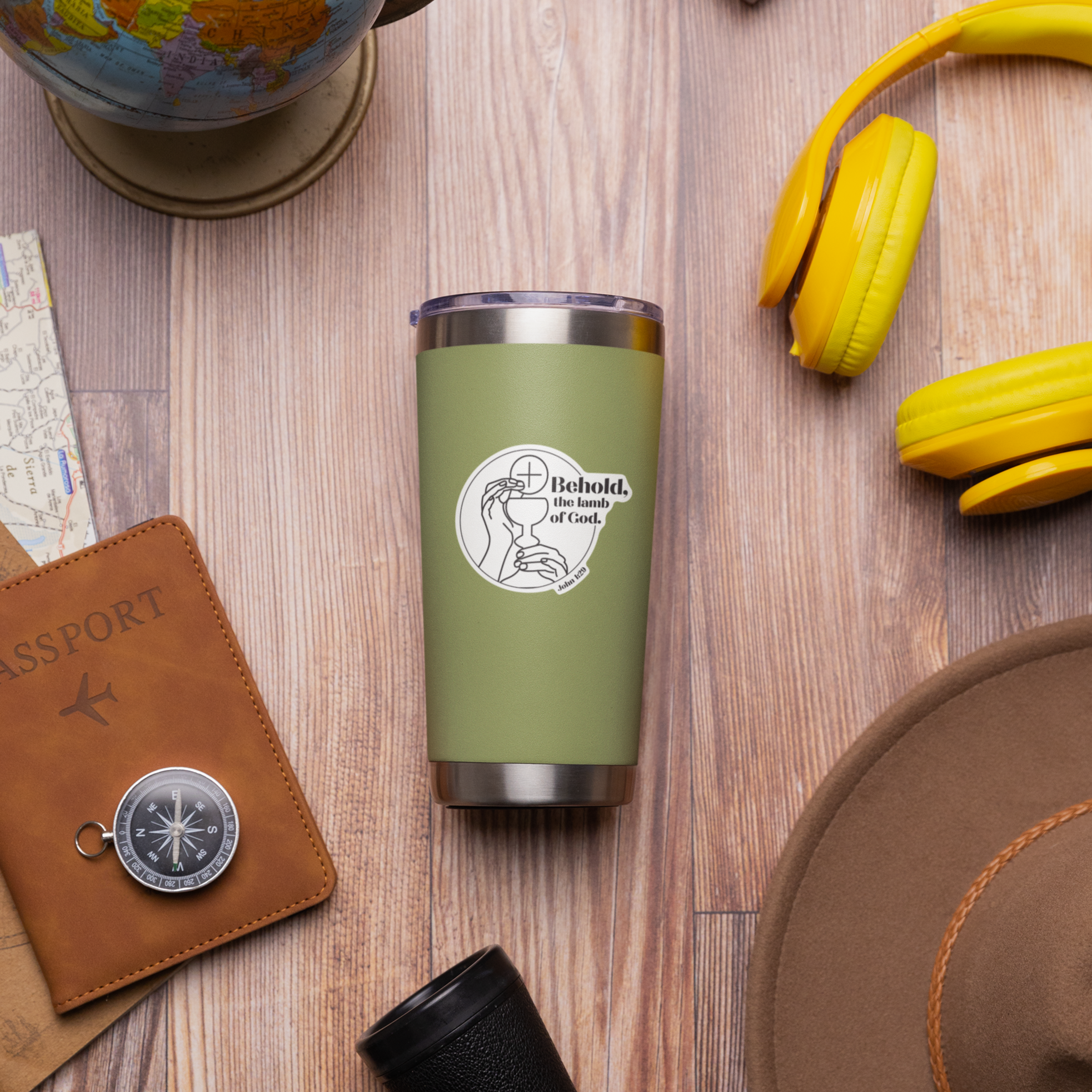 Sock Religious – Großhandel Aufkleber – Siehe, das Lamm Gottes - Johannes 1,29 Aufkleber1