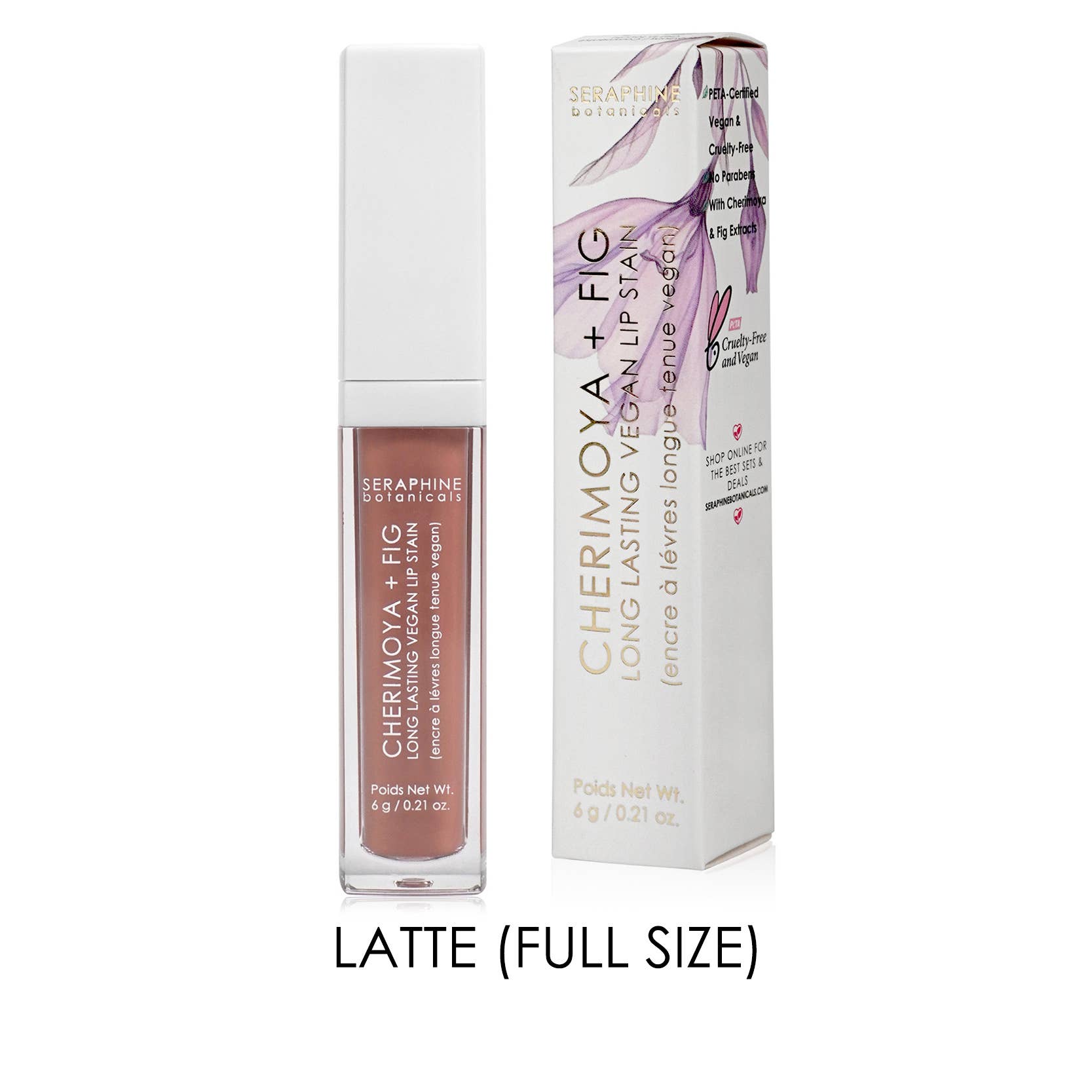 Seraphine Botanicals - Wholesale Lip Stain/Dye/Tint - Cherimoya + Fig - Long Lasting Vegan Lip Stain3