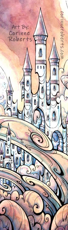 Corinne Roberts Illustration - Wholesale Bookmark - Bookmark - Castle1
