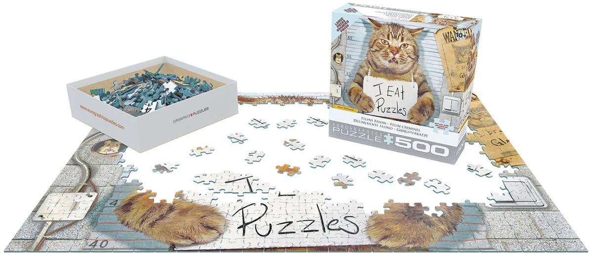 Eurographics Puzzles USA - Wholesale Puzzle - Adult - Feline Felon2
