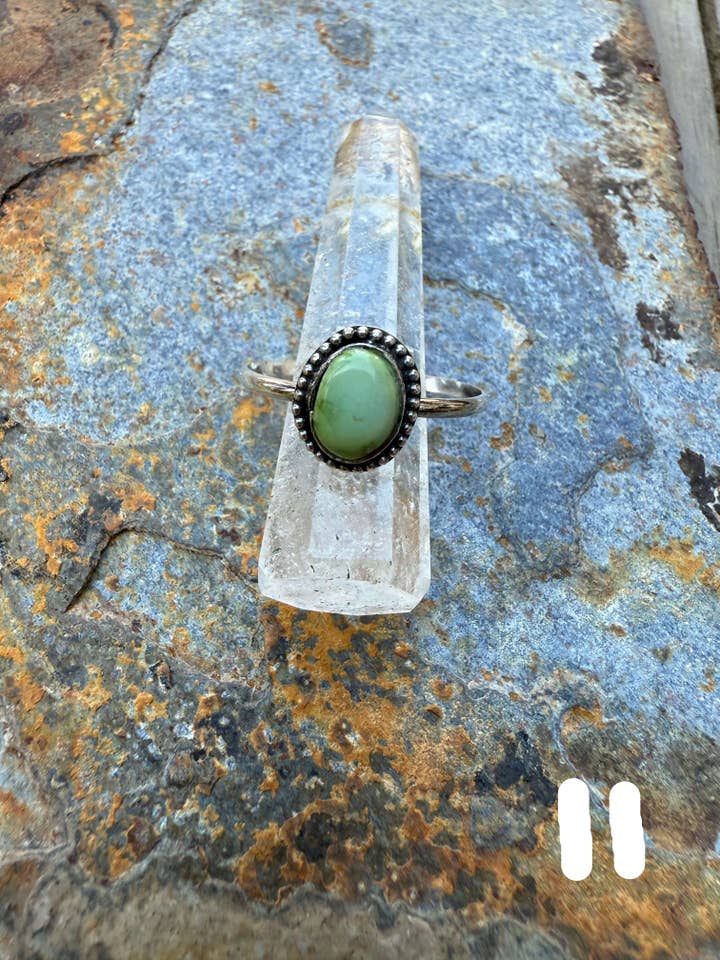 Sterling Silver Sonoran Gold Turquoise Ring for wholesale by Wild Mountain Soul Designs