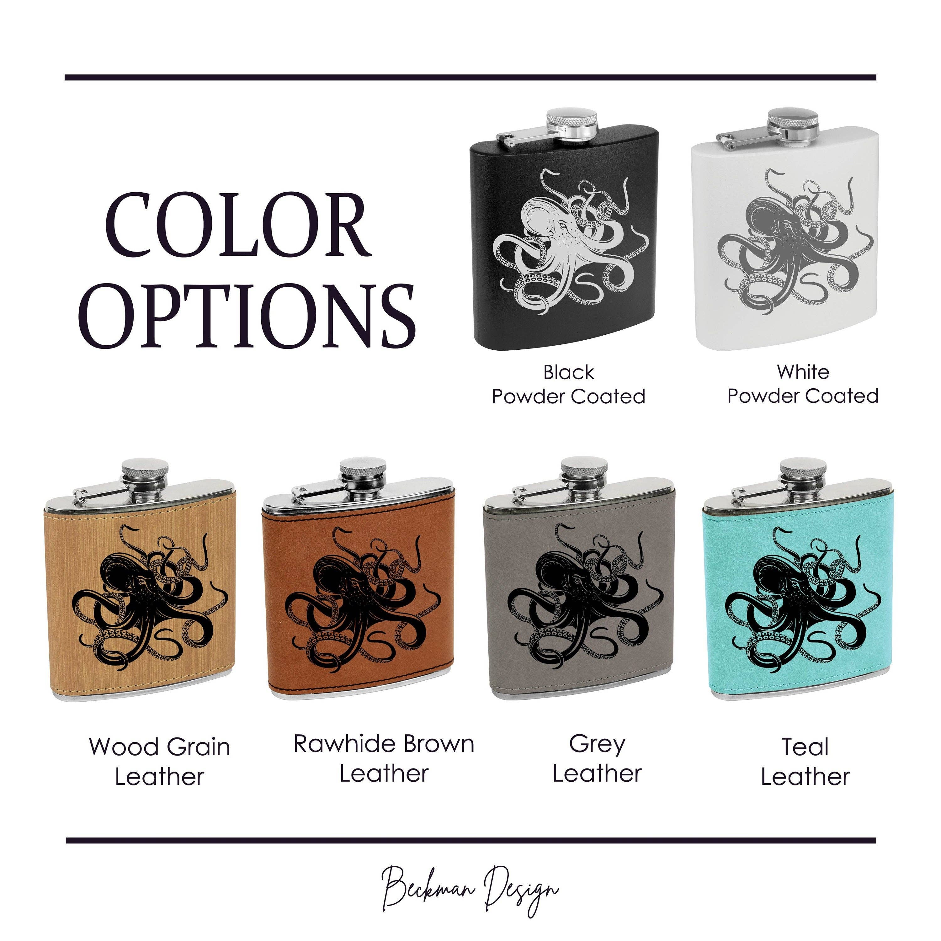 Beckman Design - Wholesale Flask - Flask- Octopus Kraken1