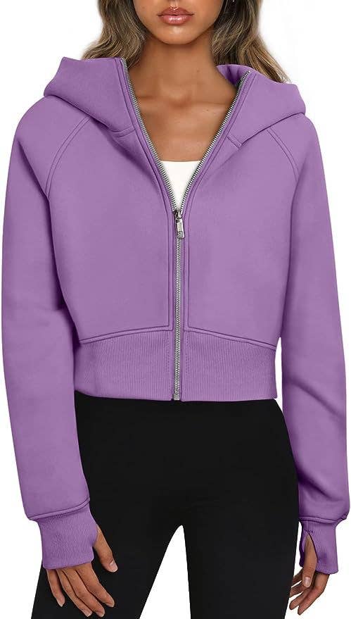 NINEXIS - Vente Sweat à capuche – femme - CWOHOL0366_Haut à capuche décontracté zippé à manches longues3