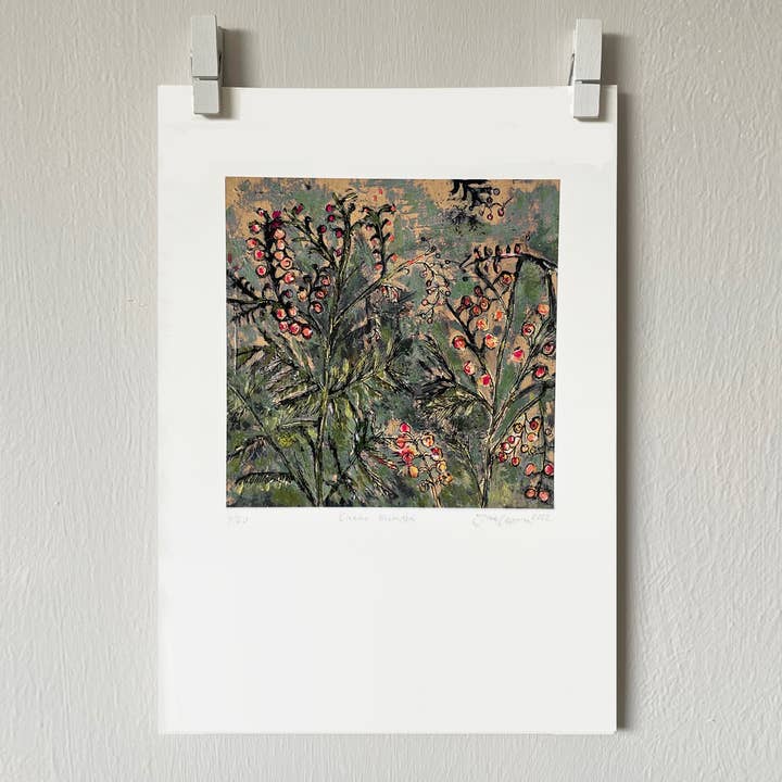 Khakifarbene Mimose für den Großhandel von Jane Keenan Design