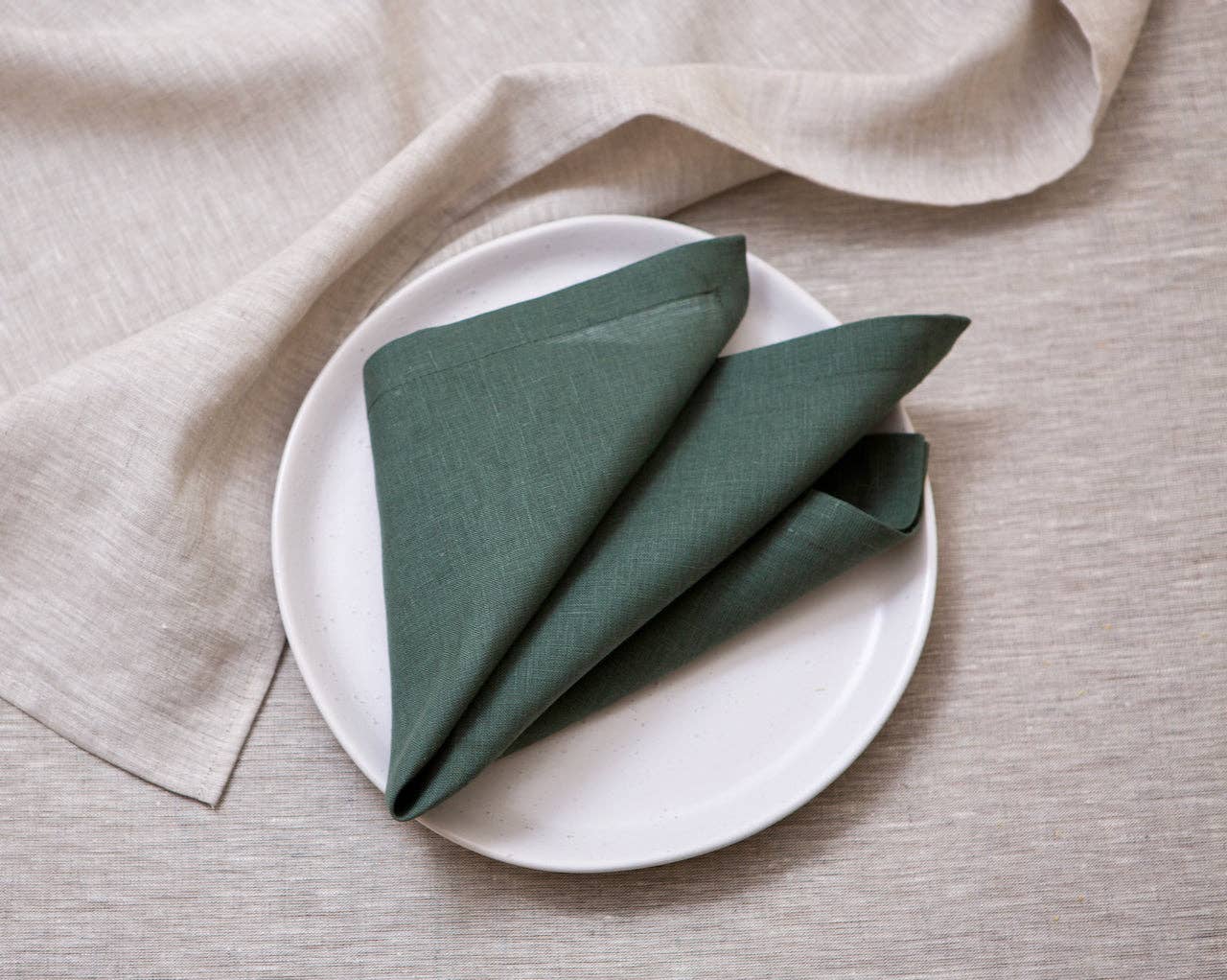 CoolLinen - Vente Serviettes de table en tissu - Serviettes en lin biologique de couleurs variées. Taille DÎNER.15