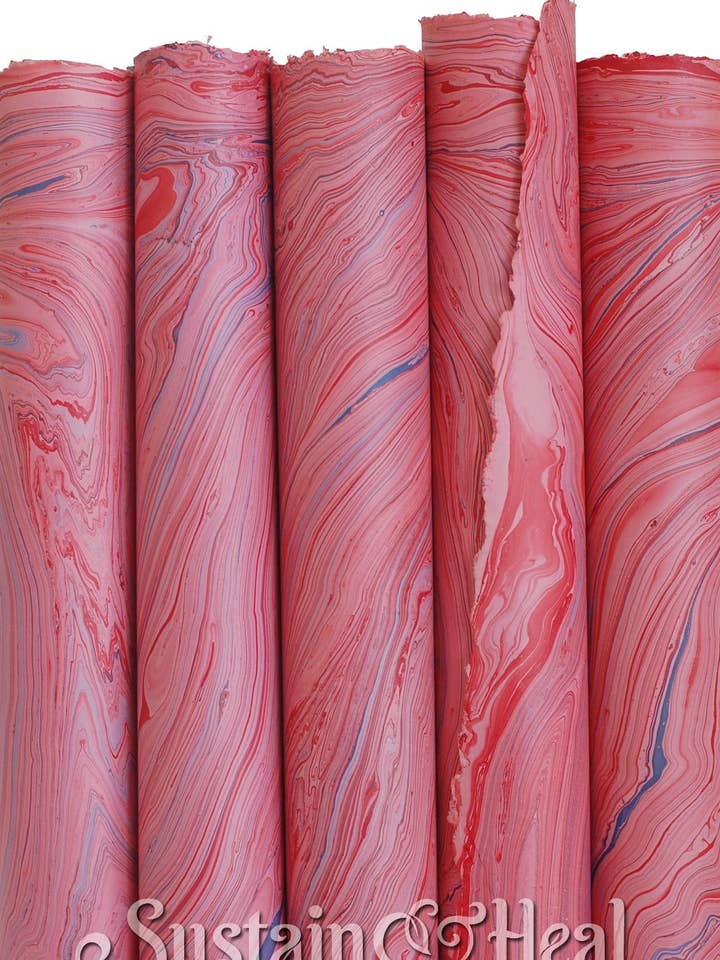 Hot Pink Marble Sheet #133 for wholesale by Sustain & Heal
