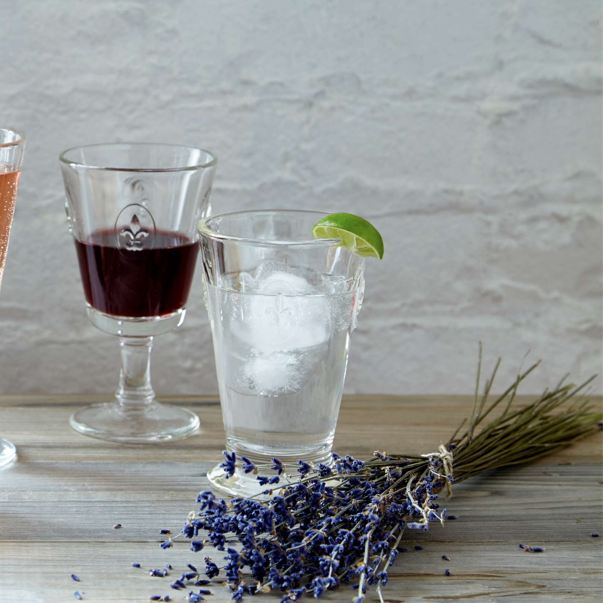 La Rochere - Wholesale Drinking Glass/Cup - Fleur de Lys Ice Tea Glass Set-61