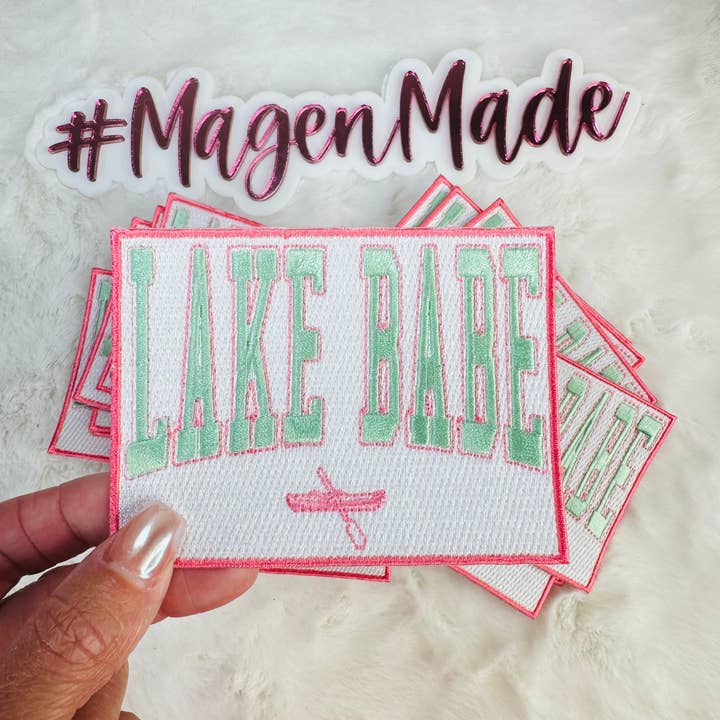 Magen Made Designs – wholesale Patch – Lake Babe Embroidered Patch0