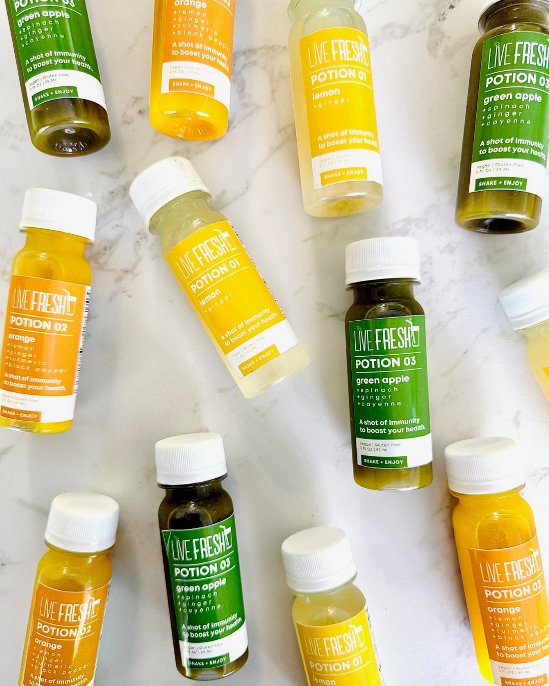 Live Fresh Juicery - Wholesale Wellness Juice/Tonic - Potion 012