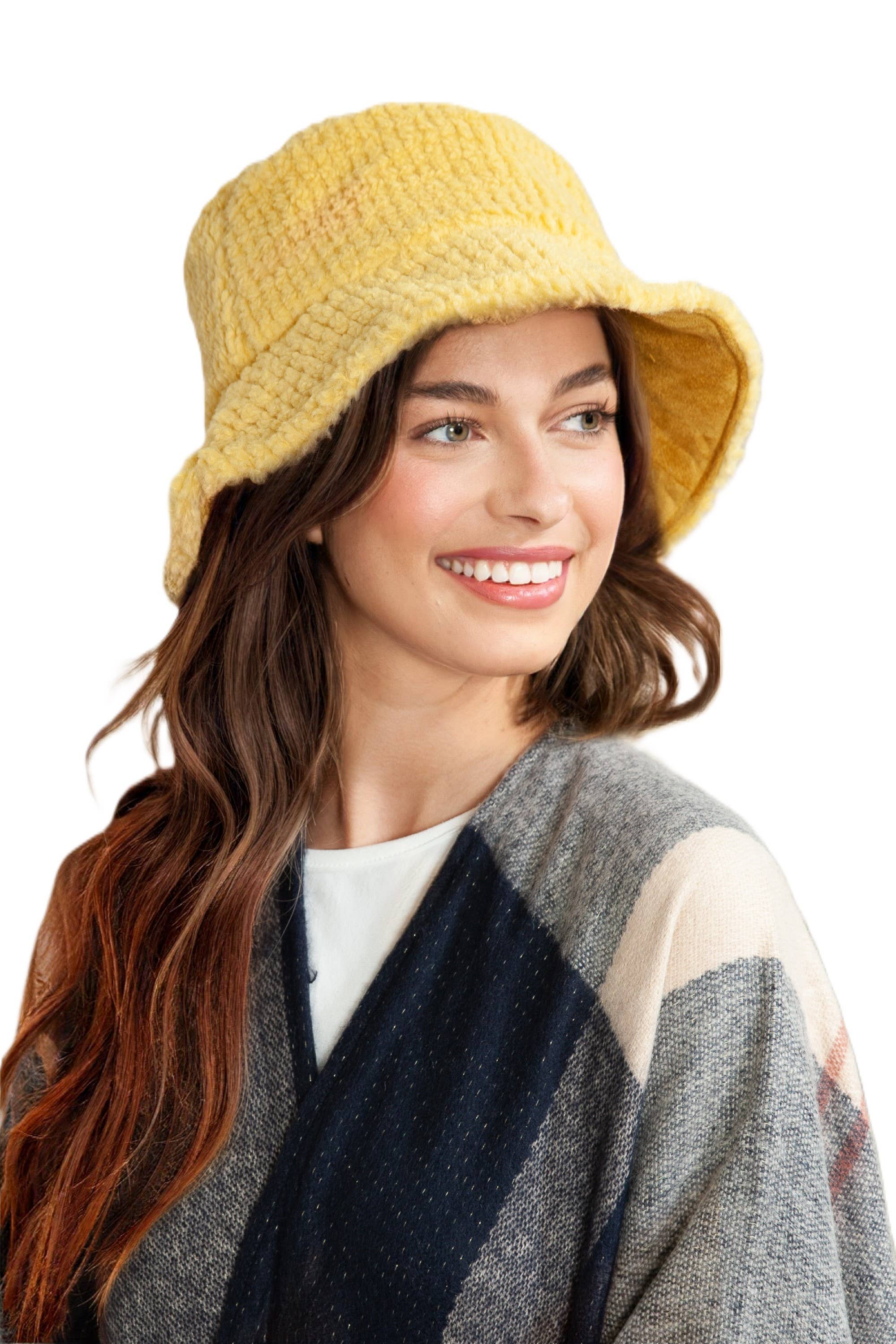 Justin & Taylor - Vendita all'ingrosso Cappello da pescatore - Donna - Chill Out - Cappello da pescatore reversibile in soffice velluto13