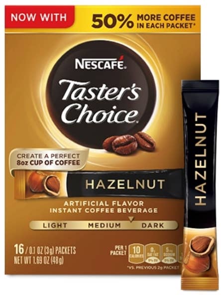 (S5-06) Coffee-Nescafe-HzlntInstantCoffee,16pk1.69oz( 48g x1 for wholesale by iSweet.ca