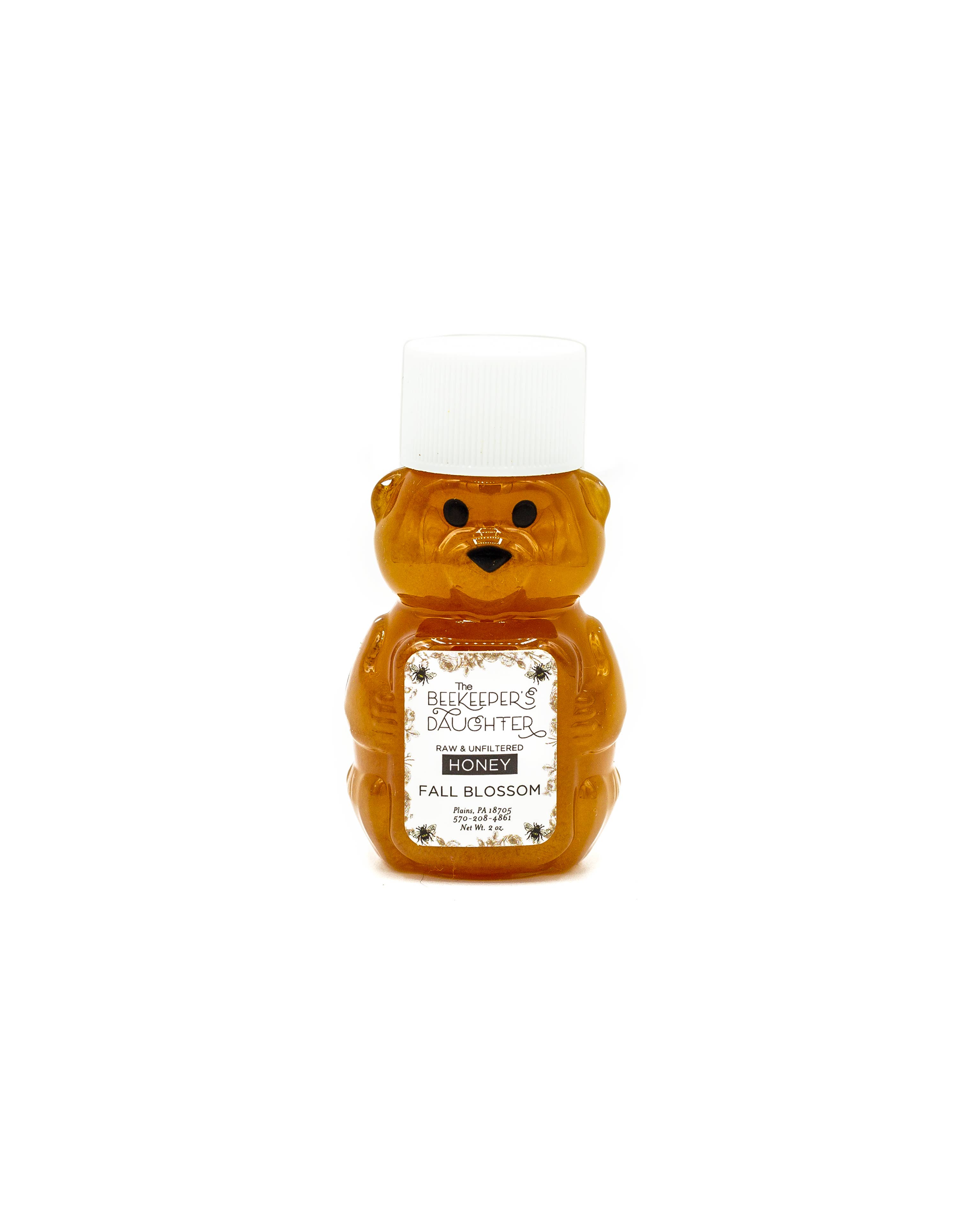 The Beekeeper's Daughter - Wholesale Honey - Mini Honey Bear- Raw Fall Blossom Honey1