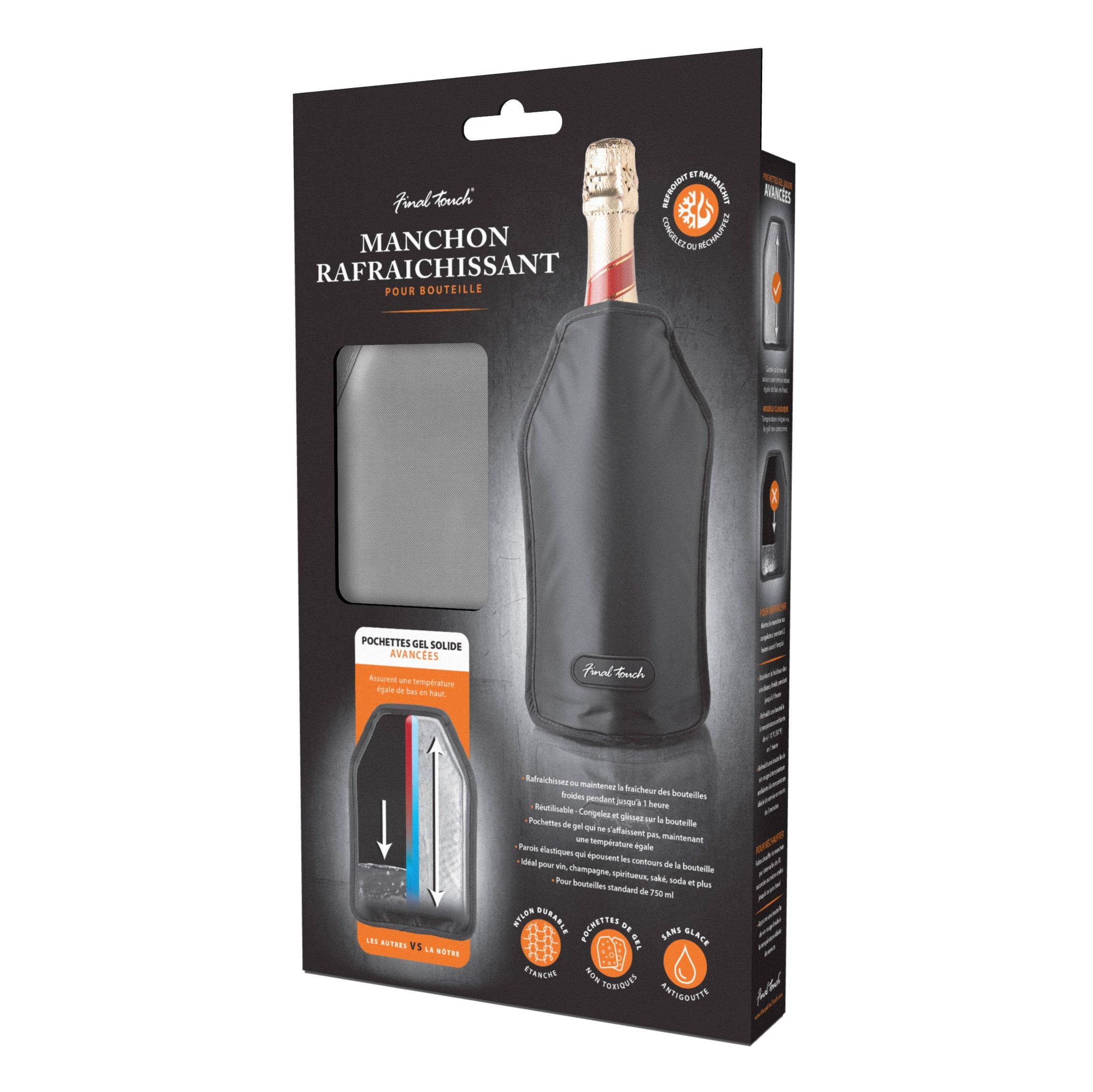 Final Touch - Wholesale Wine Tote - Final Touch Wine Bottle Cooler Sleeve26